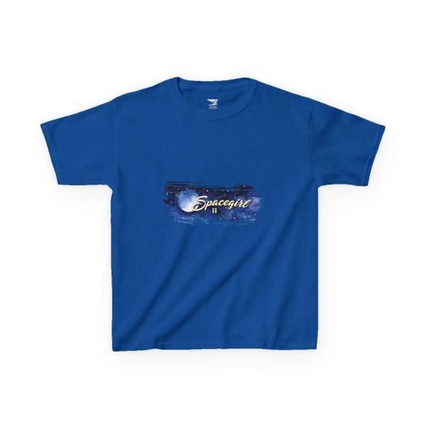 Space-themed Kids Tee, Fun Graphic T-Shirt for Boys and Girls, Gift for Birthday, Space Party, Science Lovers ~ ROYAL BLUE