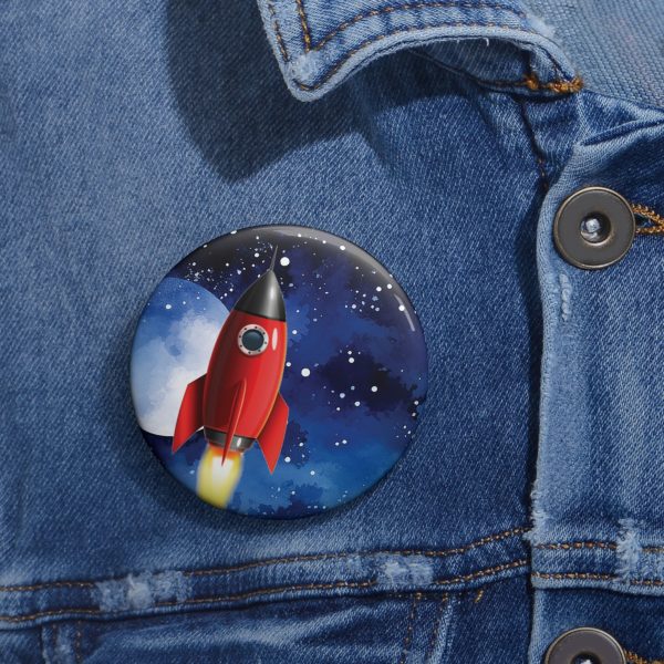 Custom Spacegirl Pin Buttons | Fun Accessories, Gift for Space Lovers, Button Badges, Unique Party Favors, Cool Fashion Statement - Image 2